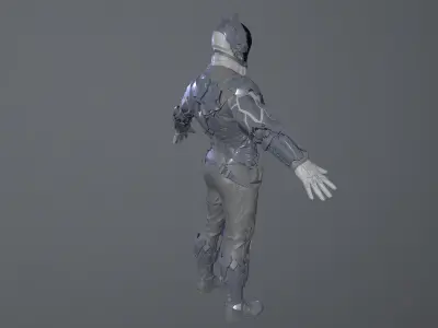 Character Batman Arkham Knight High poly 3D model