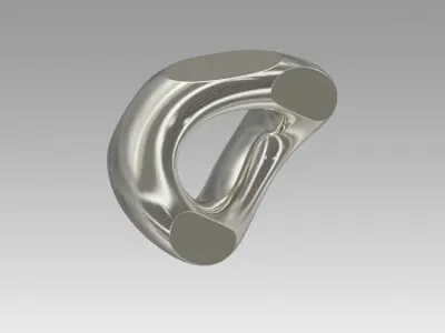 CUBAN chain 3D print model