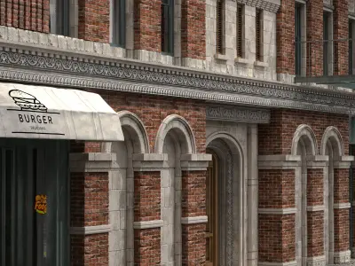 brick building 2 3D model