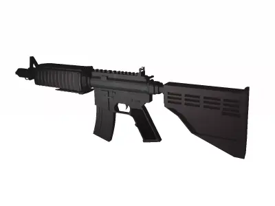 M4A4 Blender Model - R3dster 3D model