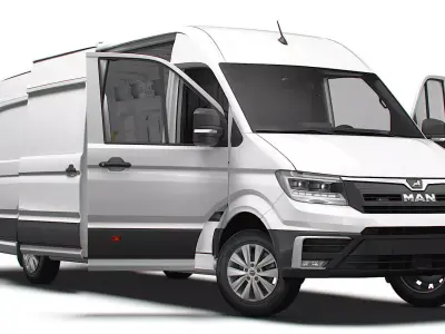 MAN TGE Van LWBM HR HQInterior 2025 3D model