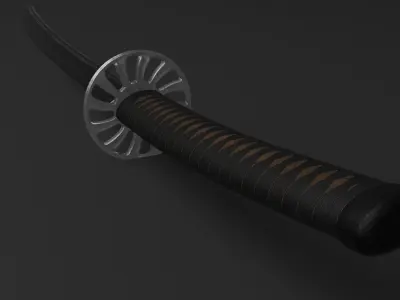 Katana Black 3D model