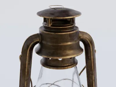 Old Lantern 3D model 3