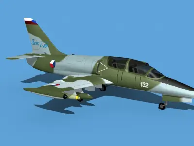 Aero Vodochody L-39C Albatross Cz Rep 02 3D model