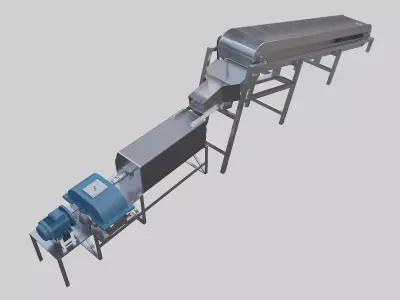 Fruit sorting machine 3D model