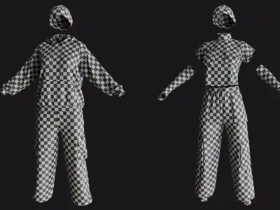 2 Tactical outfits vol04 3D model
