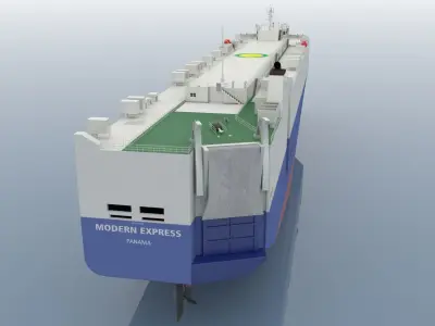 MV Modern Express 3D model