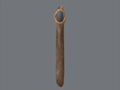 Primitive Stone Axe 4K PBR 3D model