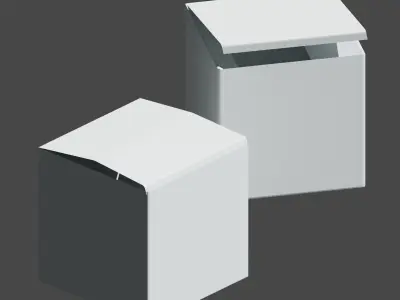 Product Box Mockup 3D model