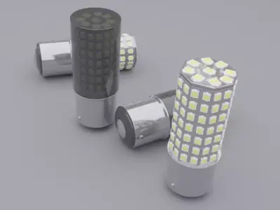 led car lamp t4 3D model