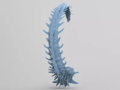 Alien Dragon Tail 2  3D model