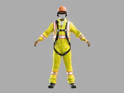 Dock Worker Outfit 1 3D model