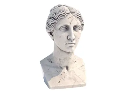 venus bust 2 Low-poly 3D model
