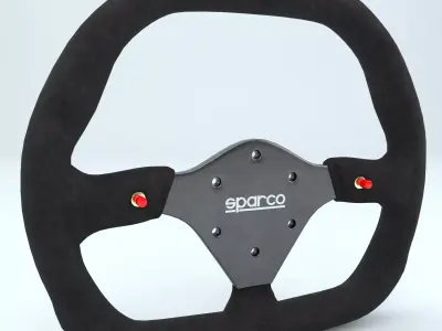 Steering Wheel Sparco P310 3D model