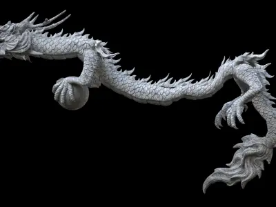 OrientalDragon 3DAnimation  purchase 3D model