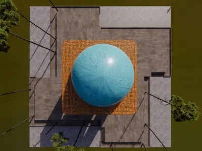 Ancient Iranian tomb 3D model