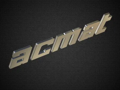 acmat logo 3D model
