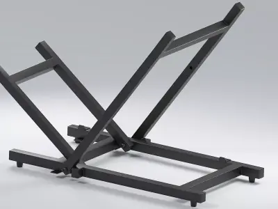 Amplifier Stand Low-poly 3D model