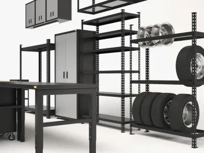Garage Furniture 3D model