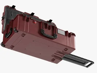  Peli Red Shield Rolling Case 