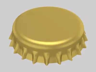 Cork Cap 3D model