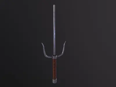 Sai 3D Model Low-poly 3D model