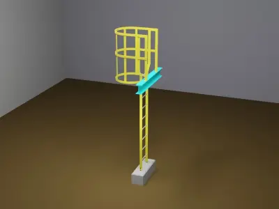 Structural Catladder 3D model