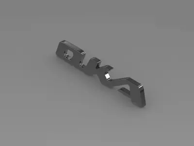 oka logo 3D model by Sergey