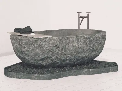 Bath stone 3D model purchase
