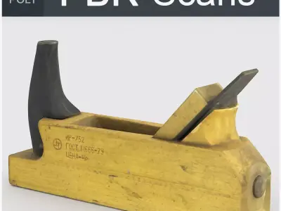 Jack Plane High Poly 3D model