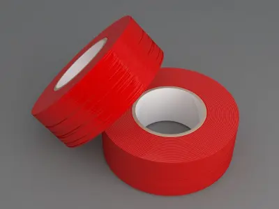 Duct Tape RED 3D model