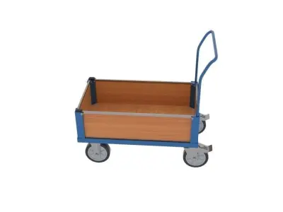  Low Sided Box Cart 3D model