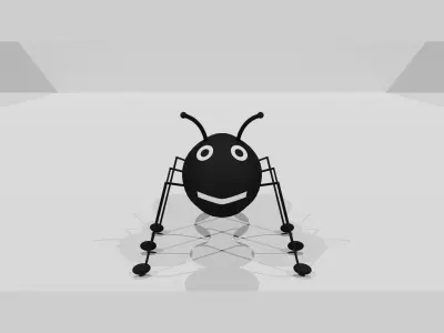 Ant 3D Model Low-poly 3D model purchase
