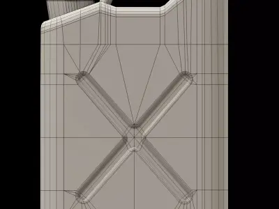 Canisters Low-poly 3D model