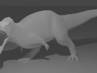 T-Rex Base Mesh Free 3D model purchase