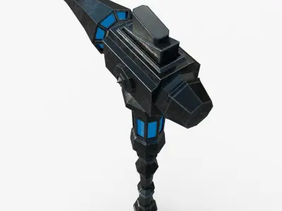 Hammer Ironfang Low-poly 3D model