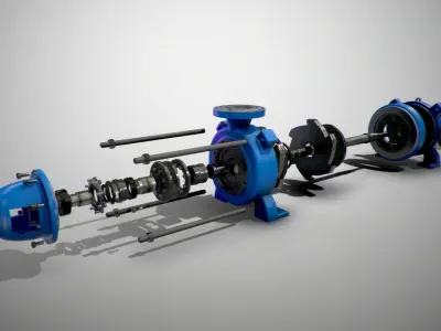Liquid Pump 3D model