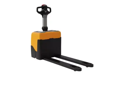 A Toyota hydraulic pallet jack lifter 3D model