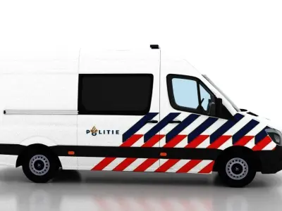 Mercedes Benz Sprinter L2H2 2015 Netherlands Police Crew Van 3D model