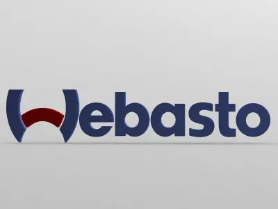 webasto logo 3D model