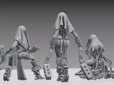 Arcofabulous Flagellant Set 2 3D print model