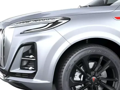 Hongqi HS3 2026 3D model