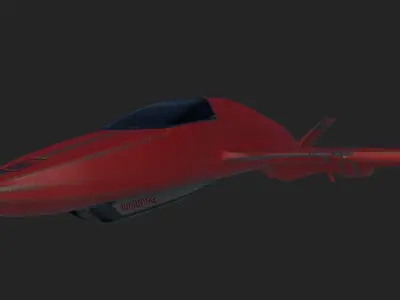Hornet Space Fighter Free 3D model
