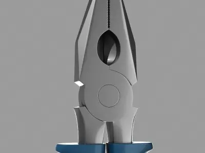 Pliers 3D model 5