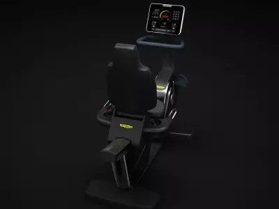 Recline Cardio Machine 3D model