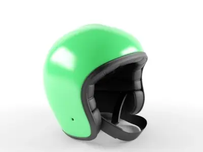 Helmet 3D Motorcycle for Hard Hat Helm Low-poly 3D model