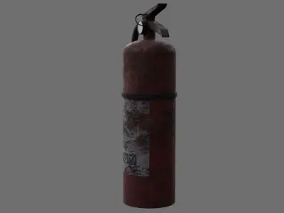Fire Extinguisher 1C Low-poly 3D model