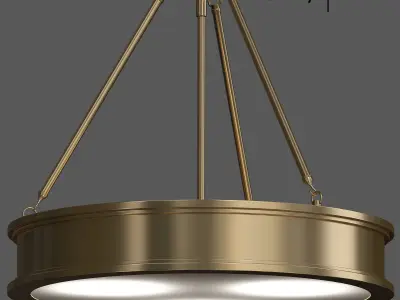 TRADITIONAL URBAN HANGING PENDANT 3D model
