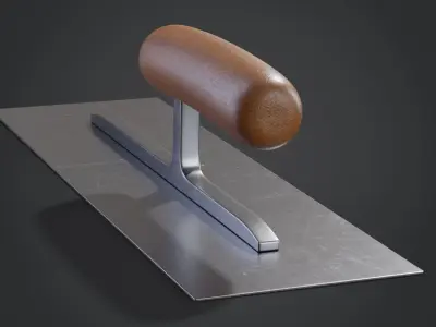 Plastering Trowel 3D model