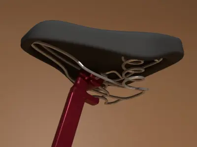 cyclist bicycle 3D model